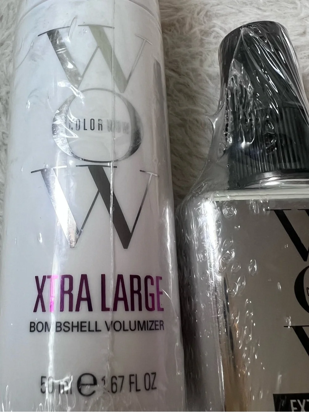 Color Wow Extra Strength Dream Coat + Xtra Large Volumizer — White & Silver